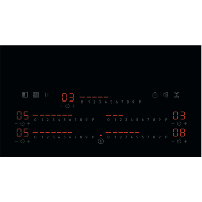 AEG TK95II0FFB Inductie kookplaat Zwart AEG TK95II0FFB Inductie kookplaat Zwart