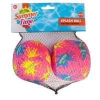 Summertime splash bal 10 cm - thumbnail