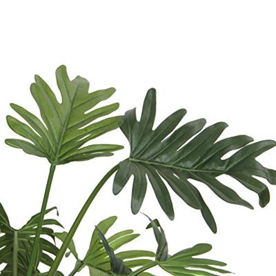 Kunstplant mica philodendron selloum groen in pot