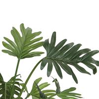 Kunstplant mica philodendron selloum groen in pot - thumbnail