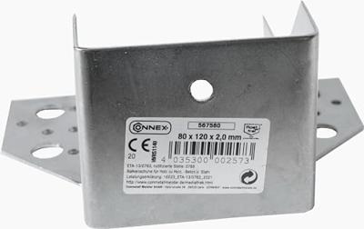 Connex Balkschoen Type A 80X120X2 Rvs - HVRS1140