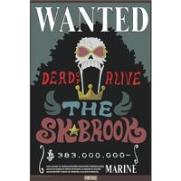 Poster One Piece - Wanted Brook Wano 38x52cm - thumbnail