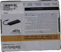 StarTech.com HB30A3A1CFB interface hub USB 3.2 Gen 1 (3.1 Gen 1) Type-A 5000 Mbit/s Zwart - thumbnail