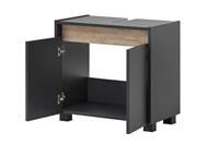 Schildmeyer Onderkast wastafel Cosmo (Antraciet, Breite 56,9 cm) - thumbnail