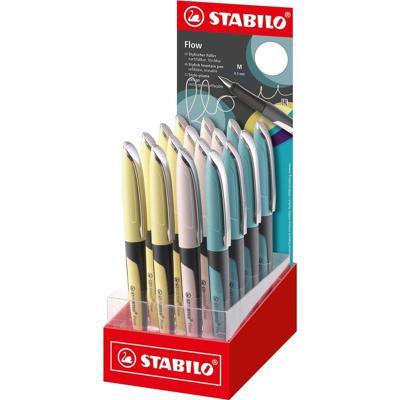 STABILO Flow MODERN OFFICE vulpen, display van 16 stuks STABILO Flow MODERN OFFICE vulpen, display van 16 stuks