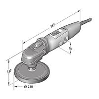 Fein WPO 14-25 E 72214900230 Excentrische polijstmachine 230 V 1200 W 900 - 2500 omw/min 230 mm - thumbnail