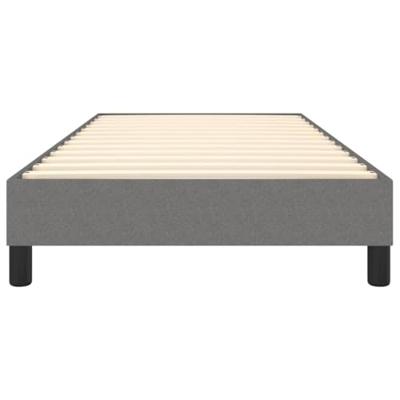 Boxspring bed 100x200 cm stof donkergrijs