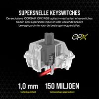 Corsair K100 RGB gaming toetsenbord - thumbnail
