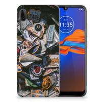 Motorola Moto E6 Plus | Siliconen hoesje | met foto Badges - thumbnail