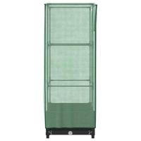 VidaXL Plantenbak verhoogd met kashoes 40x40x123 cm rattanlook - thumbnail