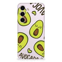 Samsung Galaxy S24 Plus Telefoonhoesje met Naam Avocado Singing - thumbnail