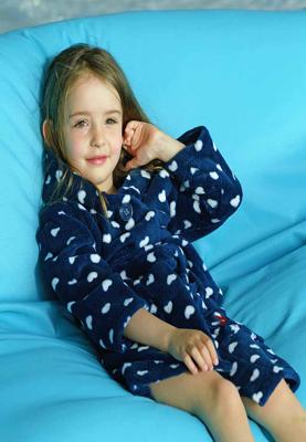 Playshoes badjas Hartjes Blauw-158-164