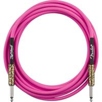 Fender Strummer Pro 13&apos; Pink Leopard signature instrumentkabel 4 meter - thumbnail