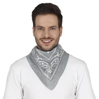 Sjaaltje Grijs Zakdoek Denim