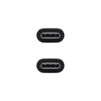 NANOCABLE 10.01.2301-L150 - USB-C naar USB-C 3A kabel voor mobiele telefoons, tablets, laptops enz. USB 2.0, opladen tot 3 ampère, mannelijk-mannelijk, kleur zwart, 1,5 meter - thumbnail