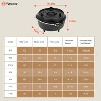 Petromax Dutch Oven ft3 kookpan - thumbnail