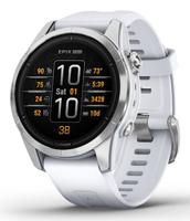 Garmin epix Pro (Gen 2), 42 mm, hoogwaardige smartwatch, geavanceerde trainingstechnologie, ingebouwde zaklamp, witsteen - thumbnail