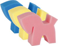 Spons Flecki Horse 3 kleuren - thumbnail