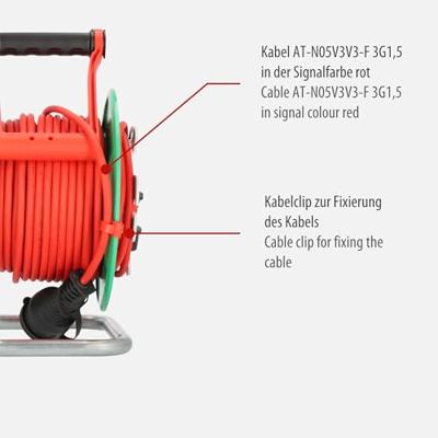 Brennenstuhl Garant G IP44 Tuinhaspel, 23 +2m Kabelhaspel - thumbnail