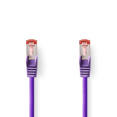 Nedis CCGL85221VT20 Cat6 Netwerkkabel Rj45 Male Rj45 Male S/ftp 2.00 M Rond Lszh Violet Label