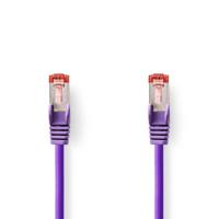 Nedis CCGL85221VT20 Cat6 Netwerkkabel Rj45 Male Rj45 Male S/ftp 2.00 M Rond Lszh Violet Label - thumbnail