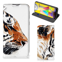 Bookcase Samsung Galaxy M31 Watercolor Tiger - thumbnail