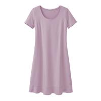 Comfortabele jurk van bio-jersey, hortensia 44 - thumbnail