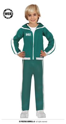 Squid Game Deelnemer Kostuum Kind