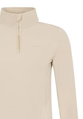 Protest Refabriz 1/4 Zip Pully Dames BambooBeige XXL/44