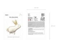 Grote Folieballon Konijntje (84x82cm) - thumbnail