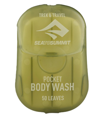 Sea to Summit reiszeep Pocket Body Wash groen/wit 50 vellen