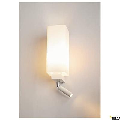 SLV Slaapkamer wandlampQuadrass wit - 1003429
