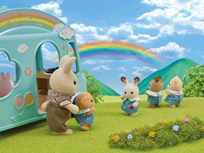 Sylvanian Families regenboog babybus 5317 - thumbnail