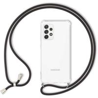 Anti-shock Back Cover voor de Samsung Galaxy A13 5G | A04s Transparant met Koord - thumbnail