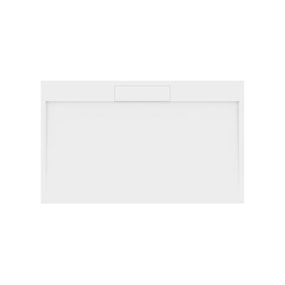 Douchebak Marmer Sapho Irena 130x80x3.5 cm Rechthoek Wit Sapho