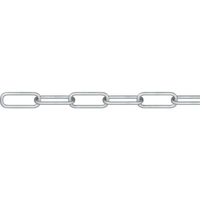 dörner + helmer 171834G Stalen ketting Zilver Staal Galvanisch verzinkt 30 m