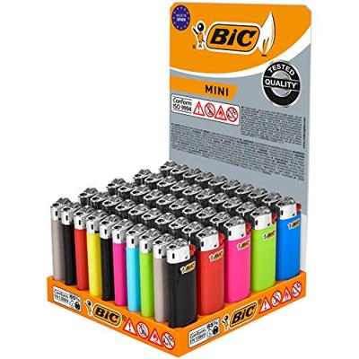 BIC Mini vuursteen aansteker, display van 50 stuks