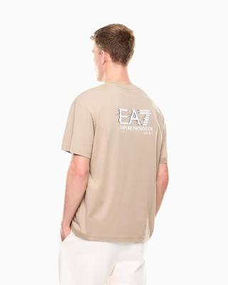 EA7 Emporio Armani 7M001327 T-Shirt Heren Beige - Maat XL - Kleur: Beige | Soccerfanshop