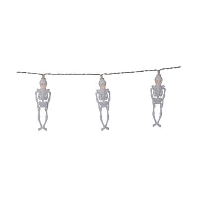Halloween Decoraties Blauw / Wit 40 x 40 cm LED x 10