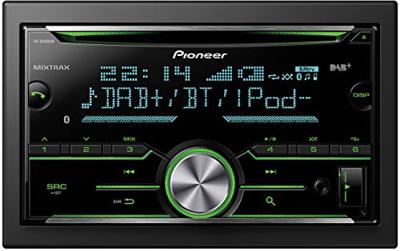 Pioneer FH-X840DAB 2DIN CD-Autoradio met Bluetooth handsfree-functie, Front AUX en USB-aansluiting