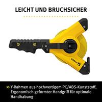 Stabila LBM 1000 Steel (cm) 19653 Rolmaat 100 m ABS - thumbnail