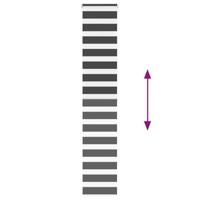 VidaXL Zebra rolgordijn 50x200 cm stofbreedte 45,9cm zwart - thumbnail