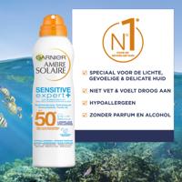 Garnier Ambre Solaire Sensitive Expert+ Beschermende Spray SPF50+ - 200ml - Zeer Hoge Bescherming - thumbnail