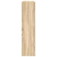 Schoenenrek 80x25x100 cm bewerkt hout sonoma eikenkleurig - thumbnail