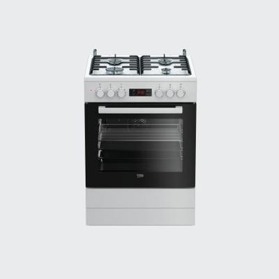 Beko FSM62320DWS fornuis Vrijstaand fornuis Gaskookplaat Wit Beko FSM62320DWS fornuis Vrijstaand fornuis Gaskookplaat Wit
