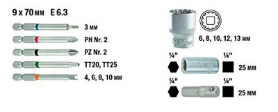kwb 106300 Bitset 67-delig