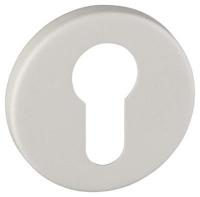 PC rozet ø50x7mm paar zonder nokken wit - thumbnail