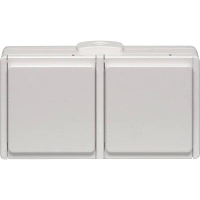 N & L 28220 Compleet Opbouwdoos spatwaterdicht Wit 1 stuk(s)