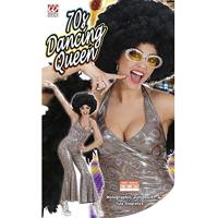 Disco queen holografisch kostuum - thumbnail