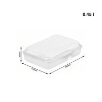 Rotho fun lunchbox 0.45l transparant - thumbnail